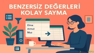 Benzersiz Değerleri Kolay Sayma