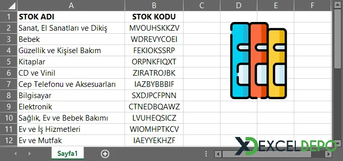 Stok Kodu Oluşturma