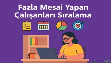 Fazla Mesai Yapan Çalışanları Sıralama