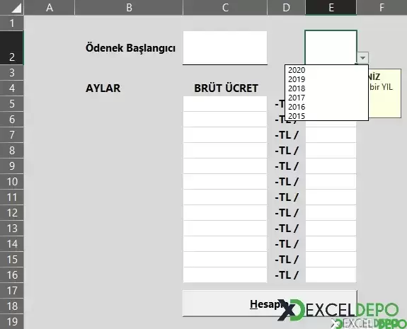 İŞKUR Hesaplamaları